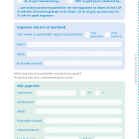 Volgjezorg Folder met toestemmingformulier